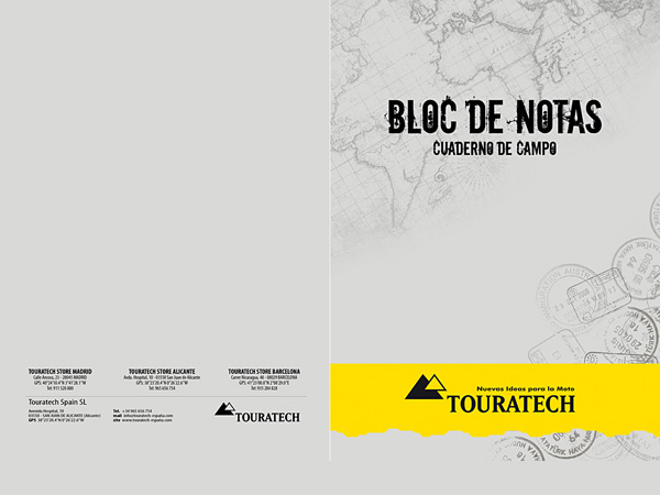 Cuaderno de notas Touratech - © FOBOSTEC